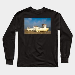 An Impressionist View of Fishing Boats Long Sleeve T-Shirt